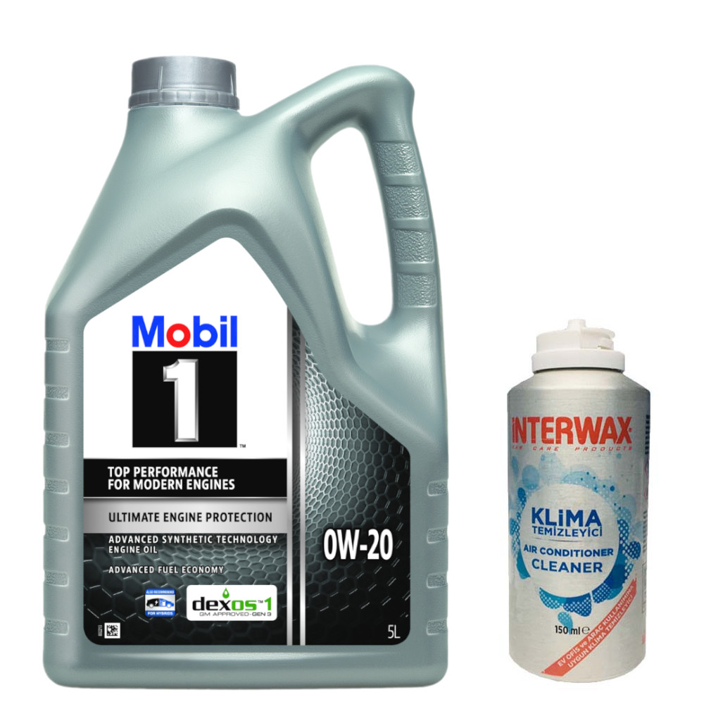 Mobil 1 0W20 Motor Yağı 5 L ÜT:2024