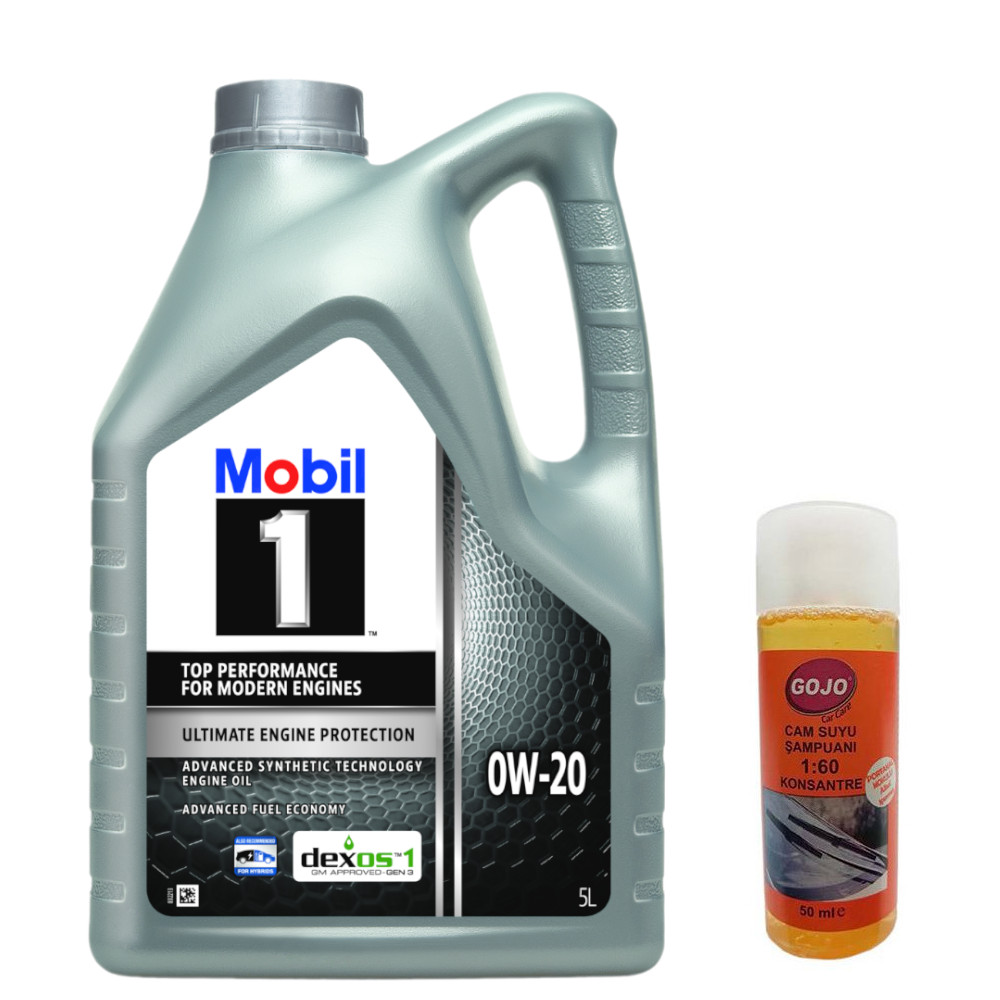 Mobil 1 0W20 Motor Yağı 5 L ÜT:2024