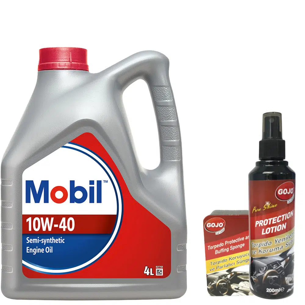 Mobil 10W40 Motor Yağı 4 L ÜT:2025