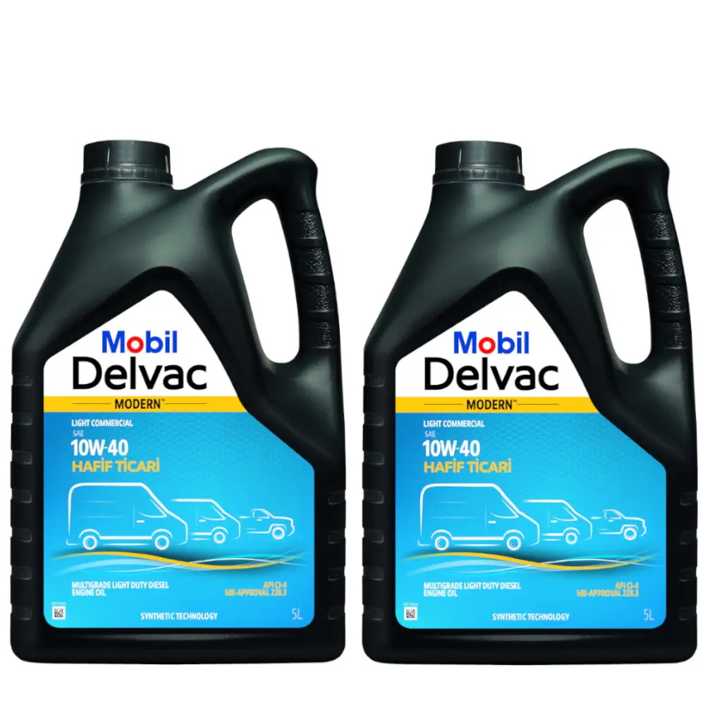 Mobil Delvac Modern Light Commercial 10W40 5 + 5 (10 L) ÜT:2025