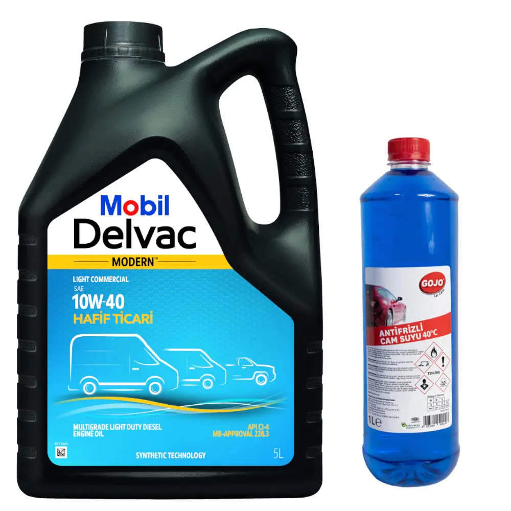 Mobil Delvac Modern Light Commercial 10W40 5 L ÜT:2025