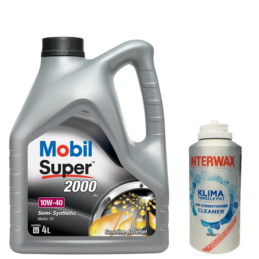 Mobil Super 2000 X1 10W40 Motor Yağı 4 L ÜT:2025
