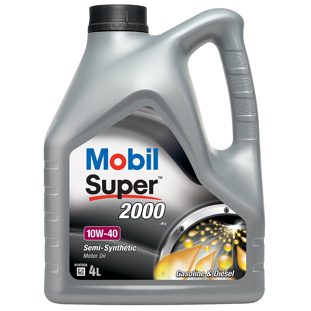 Mobil Super 2000 X1 10W40 Motor Yağı 4 L ÜT:2024