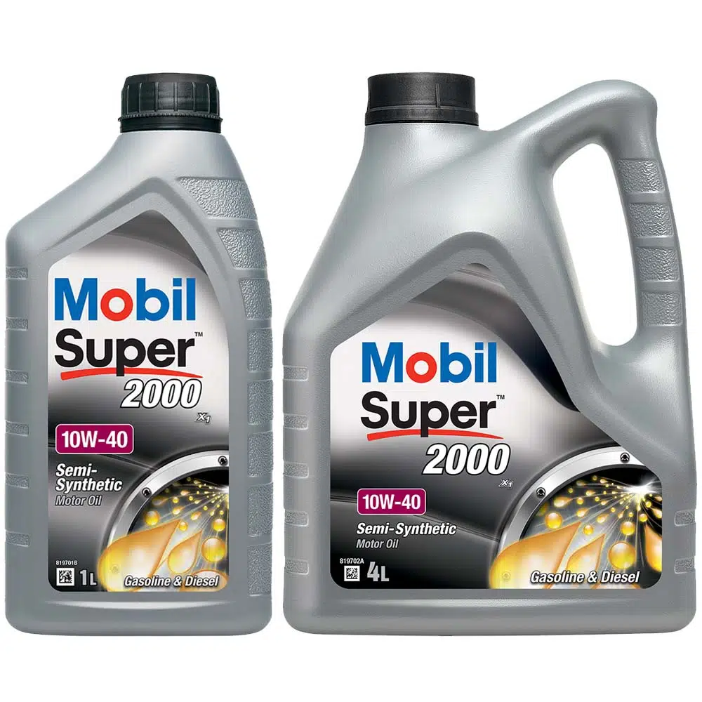 Mobil Super 2000 X1 10W40 Motor Yağı 4 L + 1 L ÜT:2025