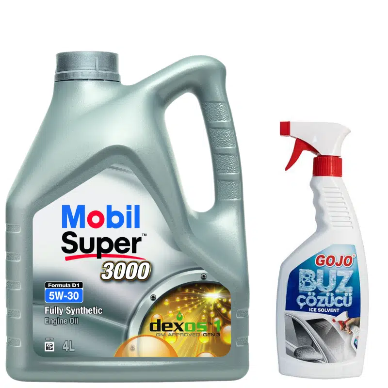 Mobil Super 3000 Formula D1 5W-30 Motor Yağı 4 L ÜT:2022