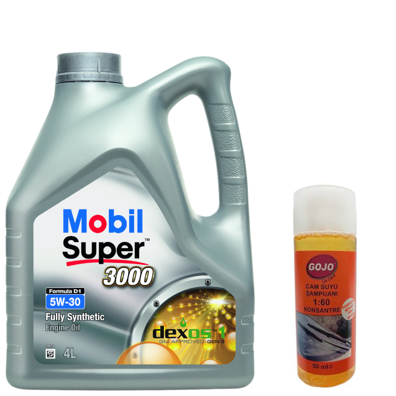 Mobil Super 3000 Formula D1 5W-30 Motor Yağı 4 L ÜT:2024
